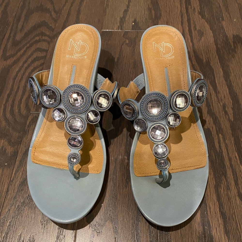 New Direction wedge sandals